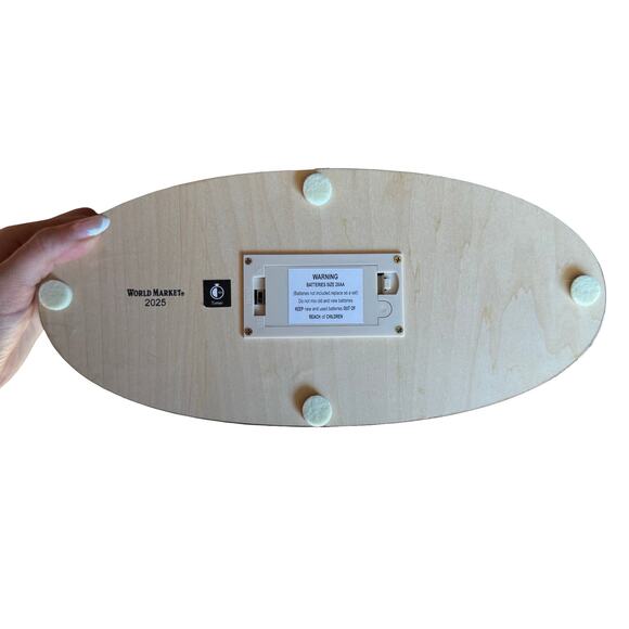 Mid-Century Modern Bowling Alley Light Up LED Christmas Decor Laser Cut Wood NEW - Picture 7 of 8